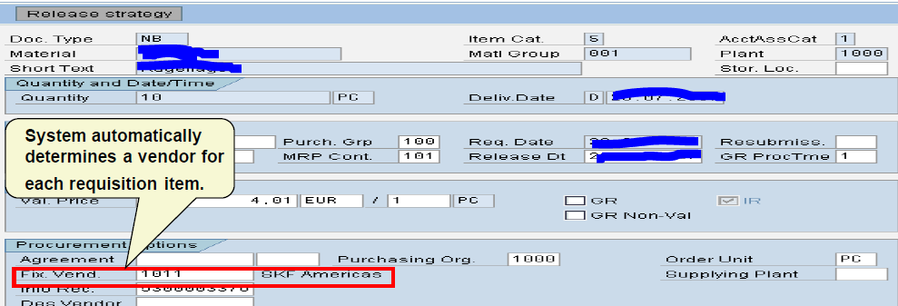 Third Party Sales –Purchase Requisition creation