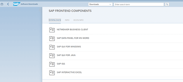 SAP Frontend Component