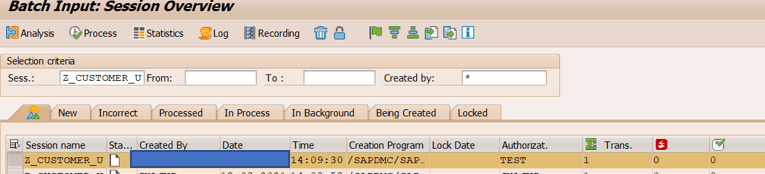 Lsmw Kjør Batch Input Session