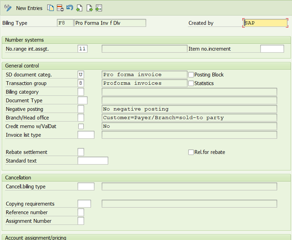 pro-forma invoice