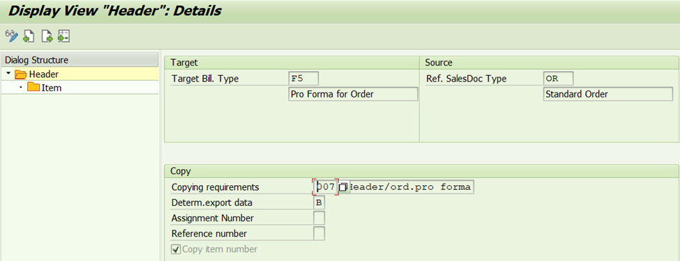 sap proforma invoice