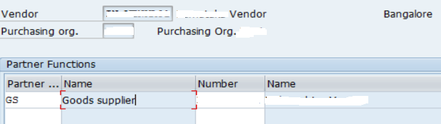 Vendor Master