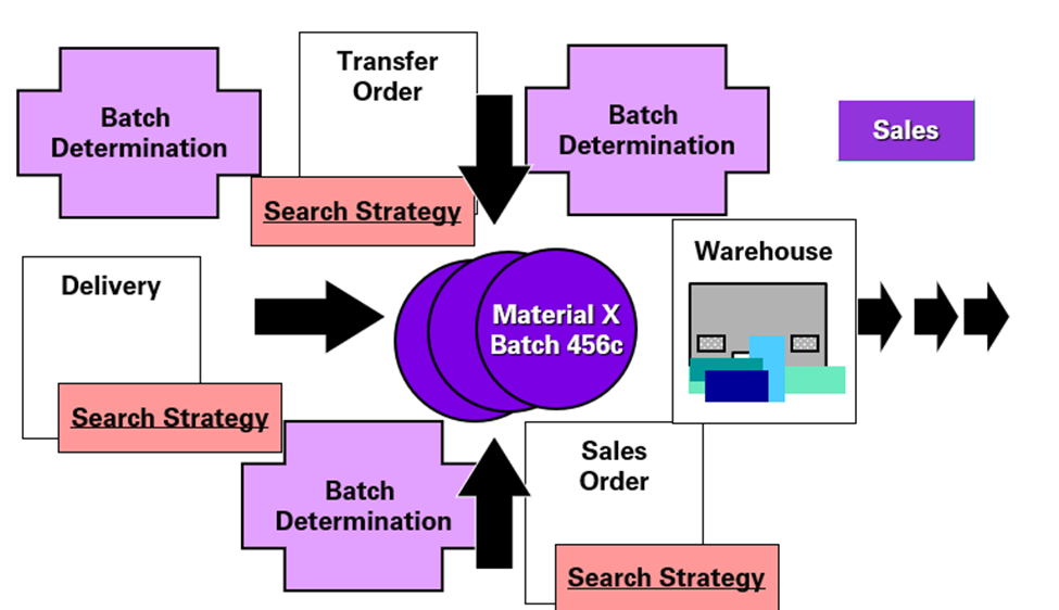 material batch class assignment table in sap