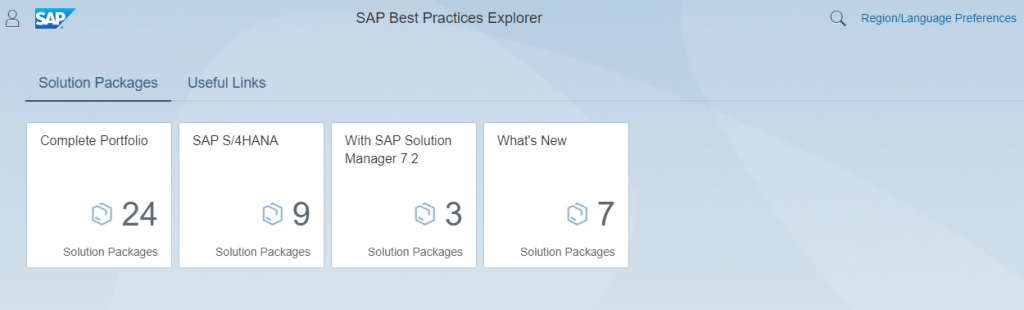 SAP Best Practice