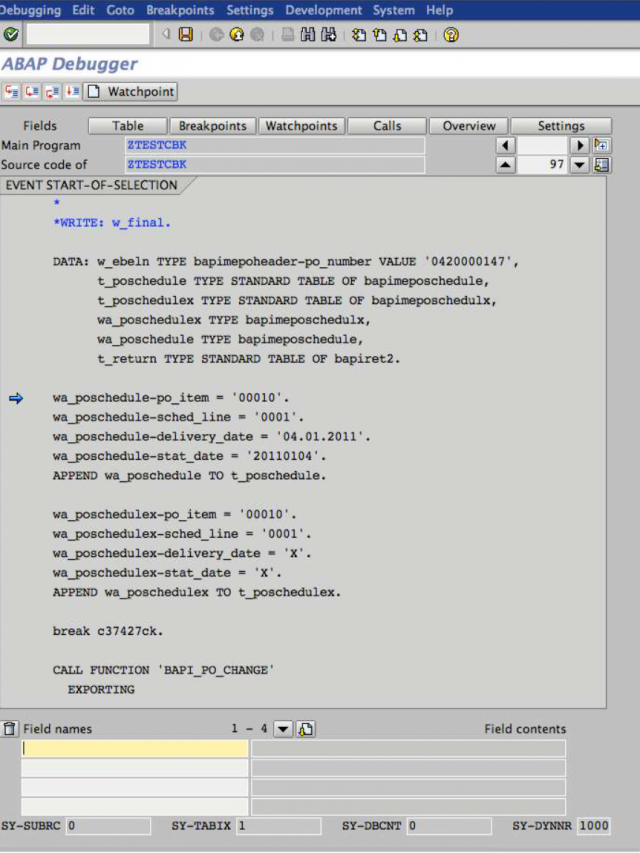 Debugging