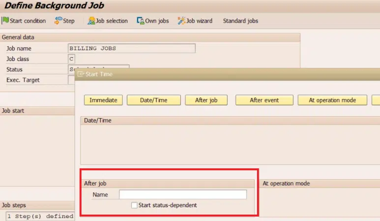 sap background job