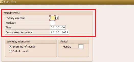 sap batch job