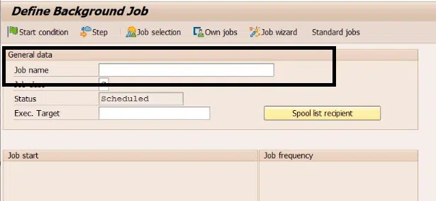 SAP Background Job